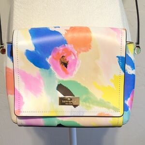 Kate Spade Watercolor Floral Crossbody Bag